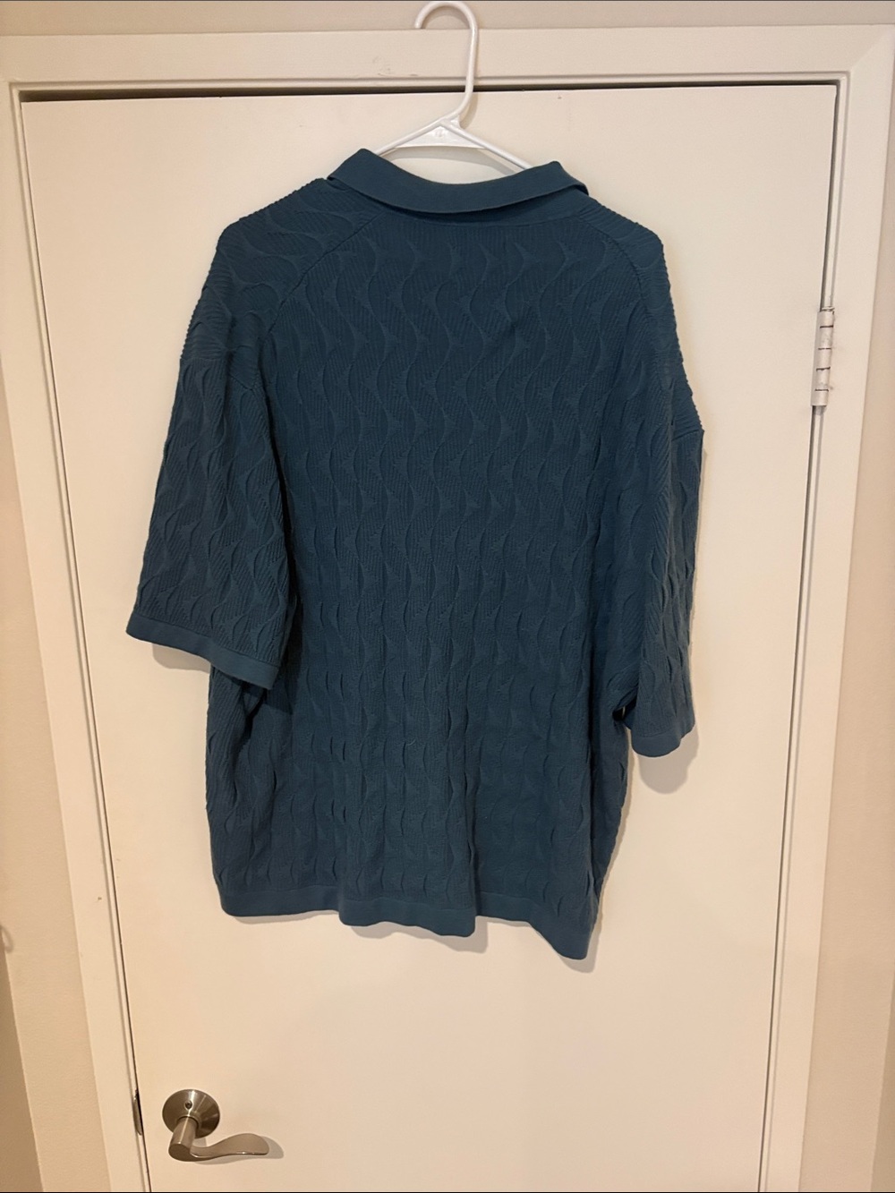 Abercrombie Textured Button-Up Cardigan in Teal - Never Worn - Picture 3 of 3